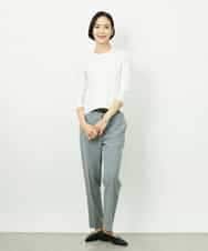 FMLDD01260 MICHEL KLEIN(ミッシェルクラン) [セットアップ対応]テーパードパンツ ブラック