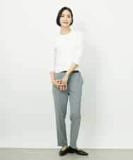 FMLDD01260 MICHEL KLEIN(ミッシェルクラン) [セットアップ対応]テーパードパンツ ブラック