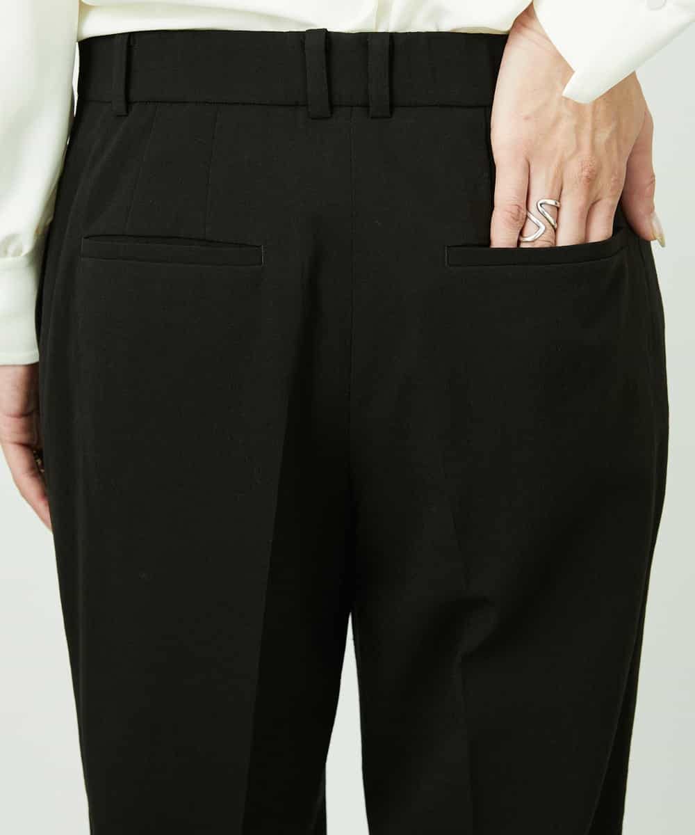 FMLDD01260 MICHEL KLEIN(ミッシェルクラン) [セットアップ対応]テーパードパンツ ブラック