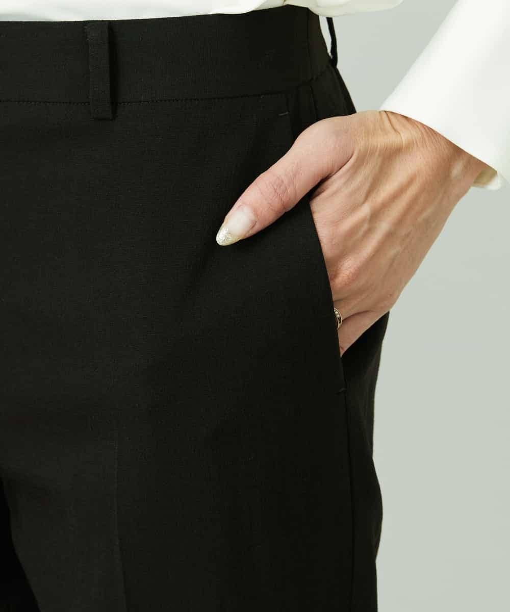 FMLDD01260 MICHEL KLEIN(ミッシェルクラン) [セットアップ対応]テーパードパンツ ブラック