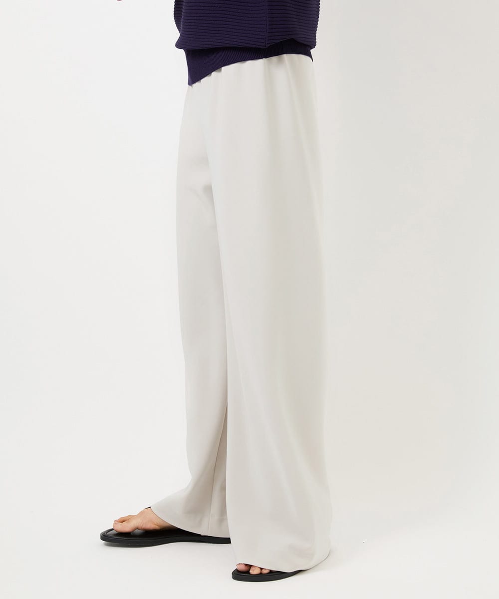 FMLDD02220 MICHEL KLEIN(ミッシェルクラン) [コージーボトム]シームレスワイドパンツ ベージュ