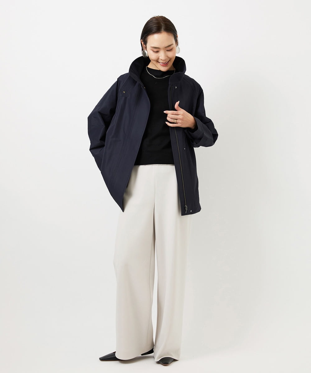 FMLDD02220 MICHEL KLEIN(ミッシェルクラン) [コージーボトム]シームレスワイドパンツ ベージュ