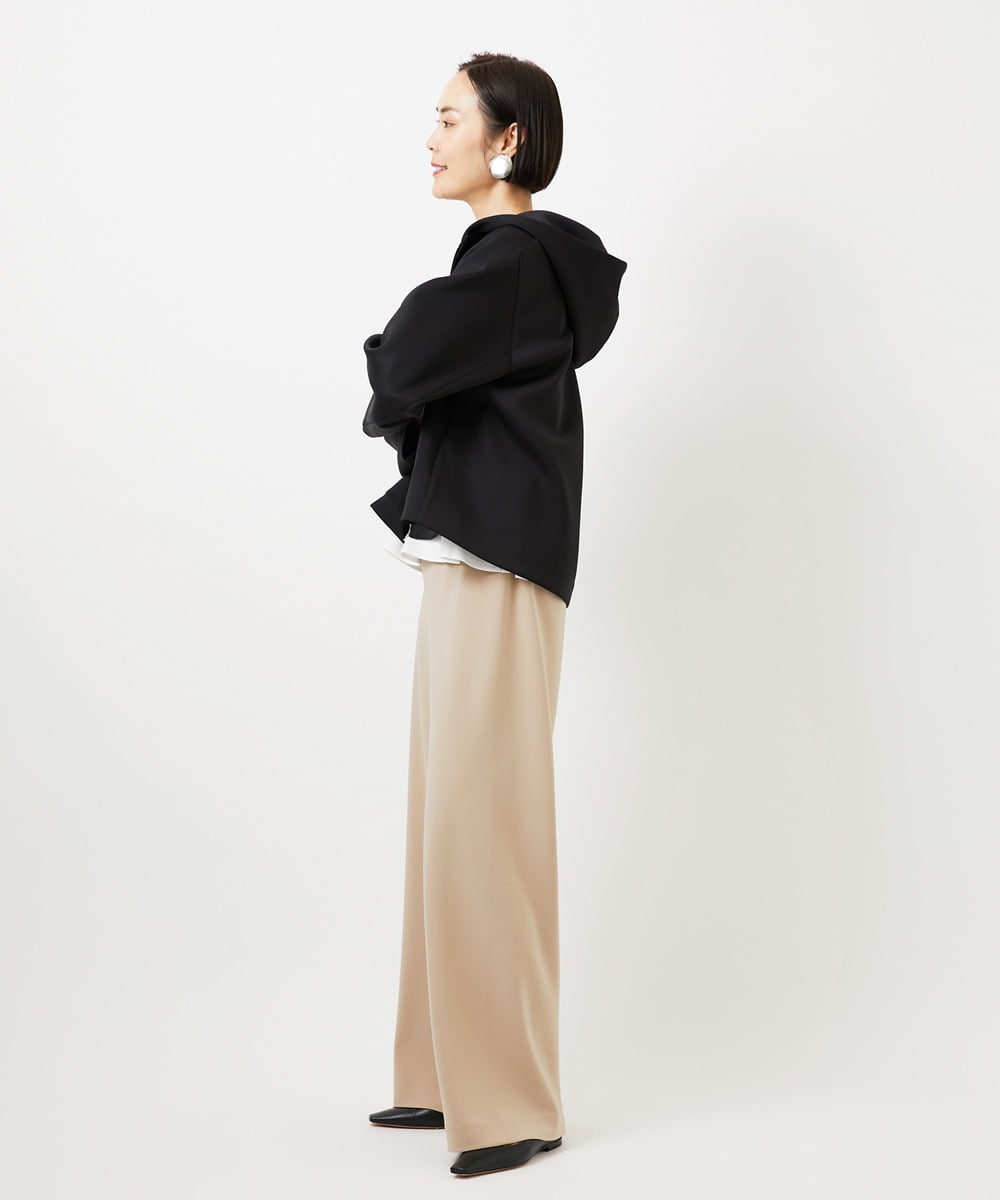 FMLDD02220 MICHEL KLEIN(ミッシェルクラン) [コージーボトム]シームレスワイドパンツ ベージュ