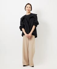 FMLDD02220 MICHEL KLEIN(ミッシェルクラン) [コージーボトム]シームレスワイドパンツ ベージュ