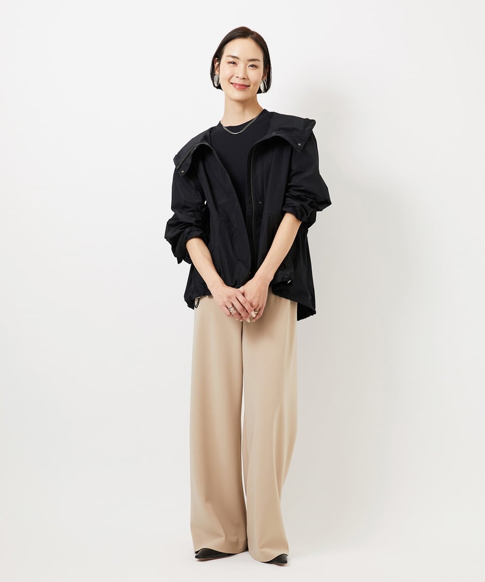 FMLDD02220 MICHEL KLEIN(ミッシェルクラン) [コージーボトム]シームレスワイドパンツ ベージュ