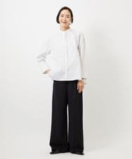 FMLDD02220 MICHEL KLEIN(ミッシェルクラン) [コージーボトム]シームレスワイドパンツ ベージュ