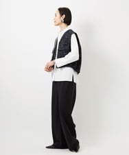 FMLDD02220 MICHEL KLEIN(ミッシェルクラン) [コージーボトム]シームレスワイドパンツ ベージュ