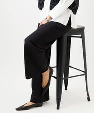 FMLDD02220 MICHEL KLEIN(ミッシェルクラン) [コージーボトム]シームレスワイドパンツ ベージュ