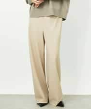 FMLDD02220 MICHEL KLEIN(ミッシェルクラン) [コージーボトム]シームレスワイドパンツ ベージュ