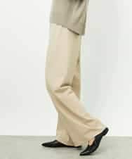 FMLDD02220 MICHEL KLEIN(ミッシェルクラン) [コージーボトム]シームレスワイドパンツ ベージュ