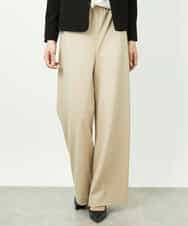 FMLDD02220 MICHEL KLEIN(ミッシェルクラン) [コージーボトム]シームレスワイドパンツ ベージュ