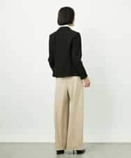 FMLDD02220 MICHEL KLEIN(ミッシェルクラン) [コージーボトム]シームレスワイドパンツ ベージュ