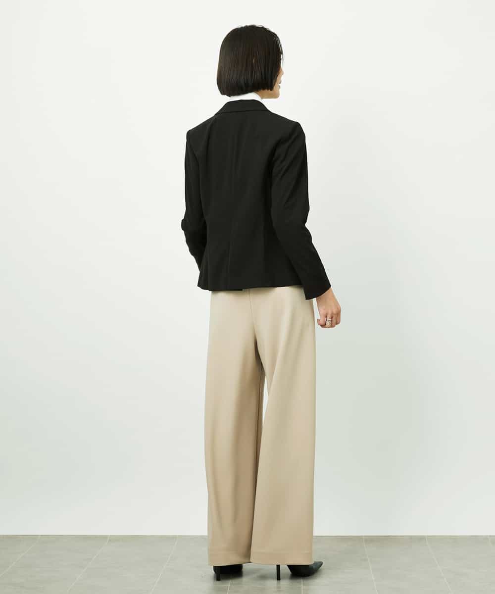 FMLDD02220 MICHEL KLEIN(ミッシェルクラン) [コージーボトム]シームレスワイドパンツ ベージュ