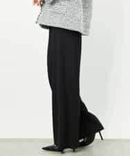 FMLDD02220 MICHEL KLEIN(ミッシェルクラン) [コージーボトム]シームレスワイドパンツ ベージュ