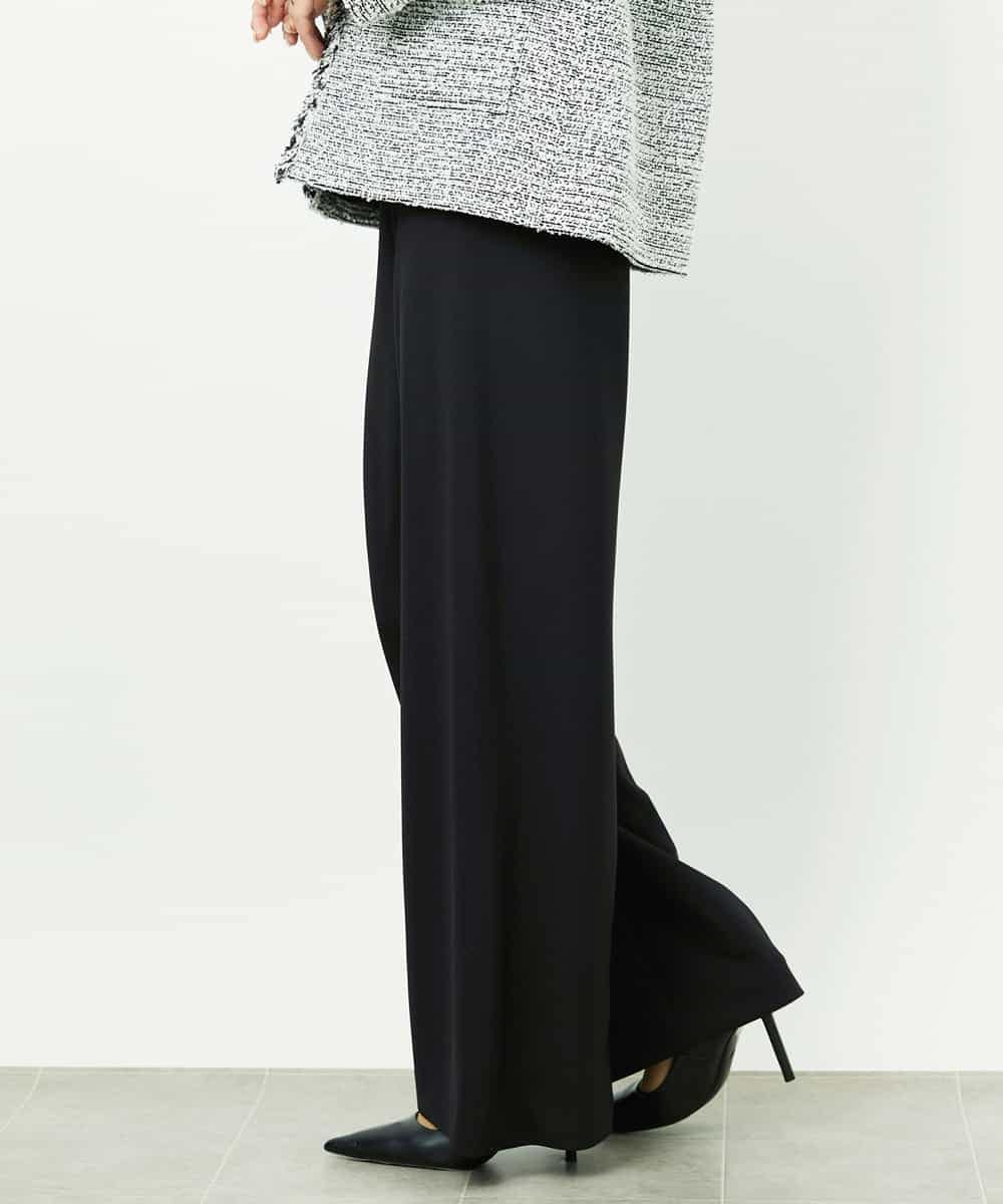 FMLDD02220 MICHEL KLEIN(ミッシェルクラン) [コージーボトム]シームレスワイドパンツ ベージュ