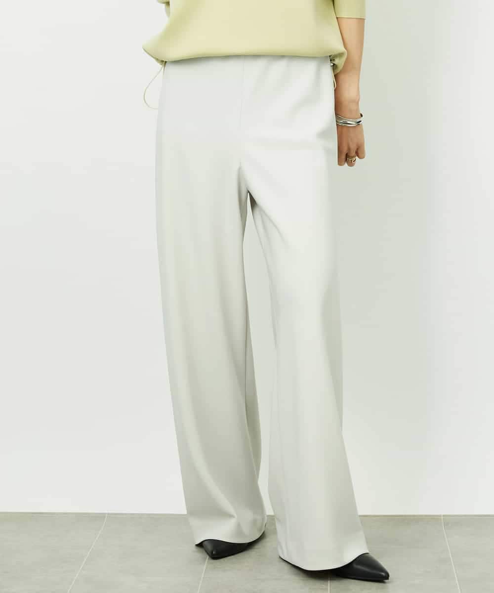 FMLDD02220 MICHEL KLEIN(ミッシェルクラン) [コージーボトム]シームレスワイドパンツ ベージュ