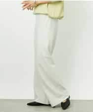 FMLDD02220 MICHEL KLEIN(ミッシェルクラン) [コージーボトム]シームレスワイドパンツ ベージュ