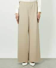 FMLDD02220 MICHEL KLEIN(ミッシェルクラン) [コージーボトム]シームレスワイドパンツ ベージュ