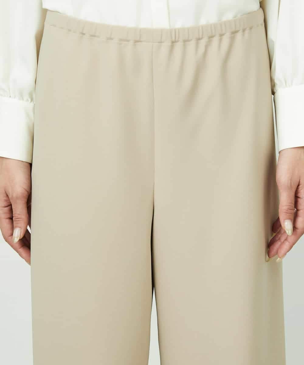 FMLDD02220 MICHEL KLEIN(ミッシェルクラン) [コージーボトム]シームレスワイドパンツ ベージュ