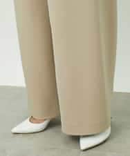 FMLDD02220 MICHEL KLEIN(ミッシェルクラン) [コージーボトム]シームレスワイドパンツ ベージュ