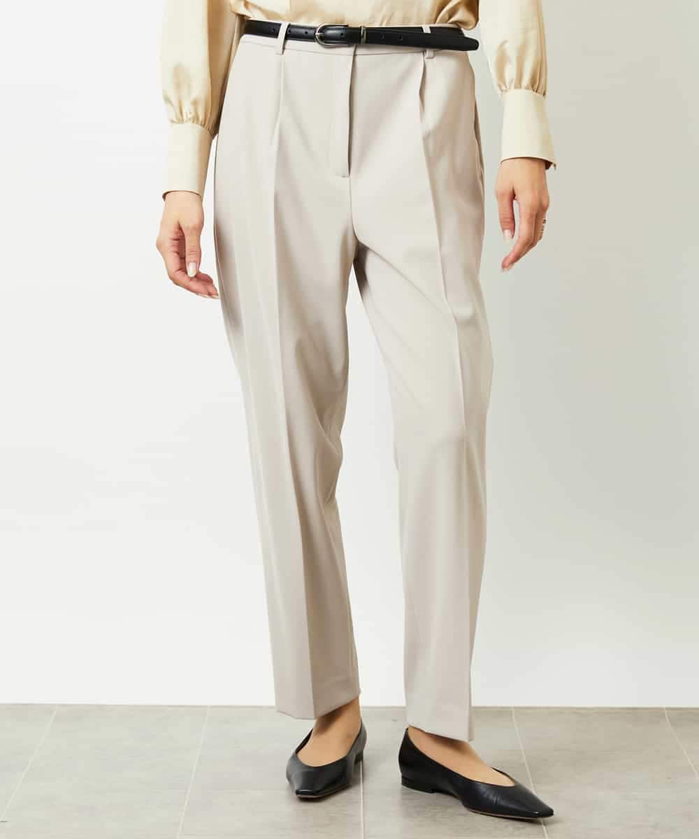 FMLDD05200 MICHEL KLEIN(ミッシェルクラン) テーパードパンツ ライトグレー