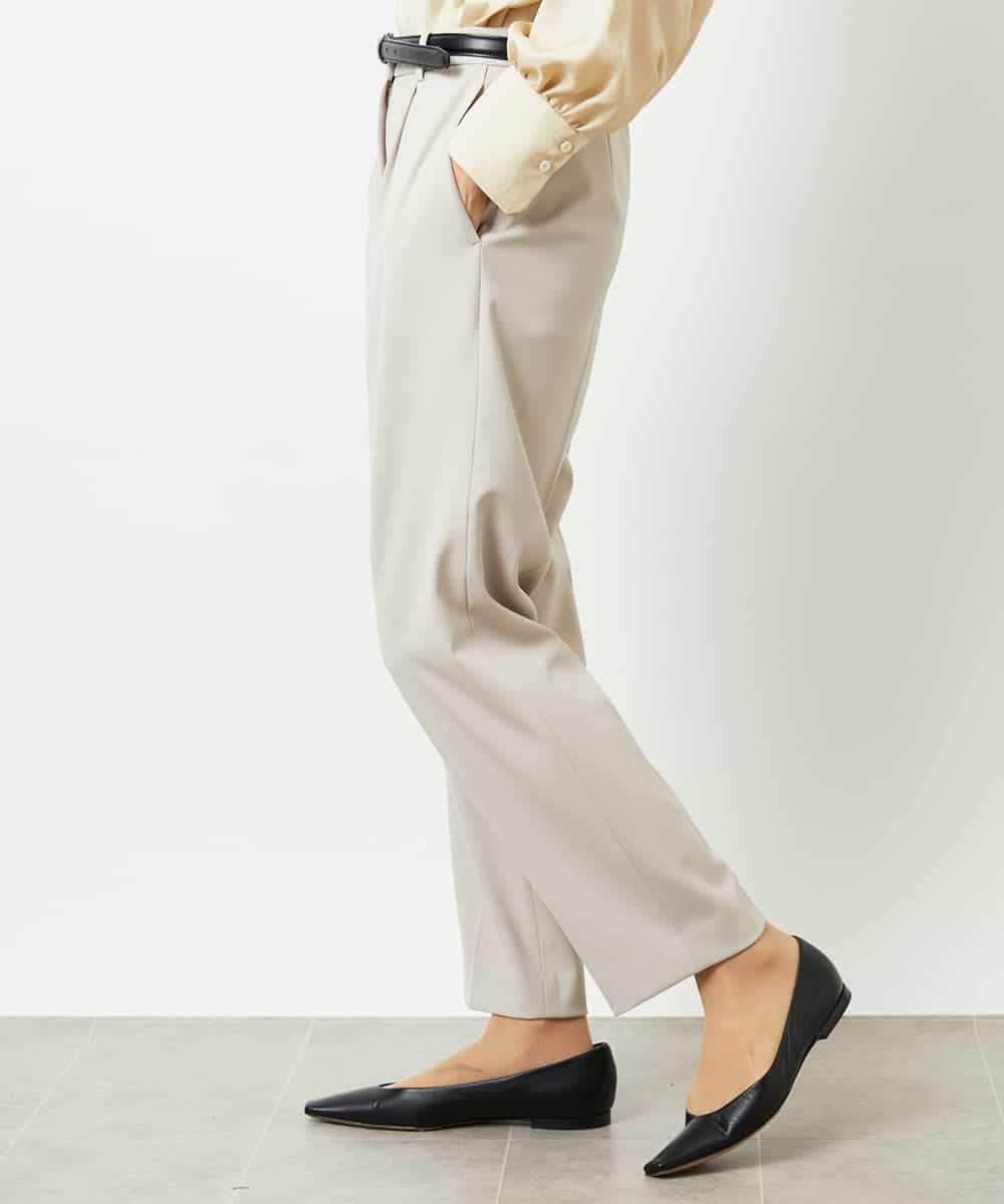 FMLDD05200 MICHEL KLEIN(ミッシェルクラン) テーパードパンツ ライトグレー