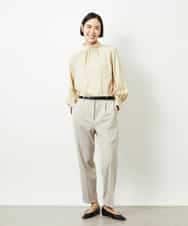 FMLDD05200 MICHEL KLEIN(ミッシェルクラン) テーパードパンツ ライトグレー