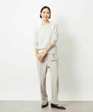 FMLDD05200 MICHEL KLEIN(ミッシェルクラン) テーパードパンツ ライトグレー