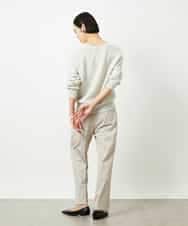 FMLDD05200 MICHEL KLEIN(ミッシェルクラン) テーパードパンツ ライトグレー