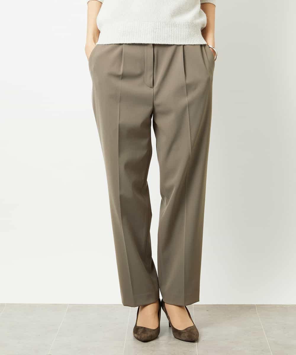 FMLDD05200 MICHEL KLEIN(ミッシェルクラン) テーパードパンツ ライトグレー