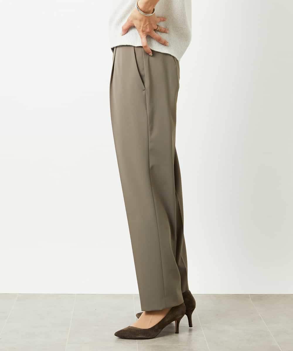 FMLDD05200 MICHEL KLEIN(ミッシェルクラン) テーパードパンツ ライトグレー