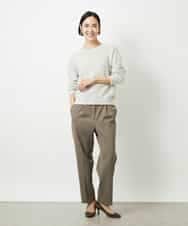 FMLDD05200 MICHEL KLEIN(ミッシェルクラン) テーパードパンツ ライトグレー