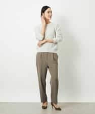 FMLDD05200 MICHEL KLEIN(ミッシェルクラン) テーパードパンツ ライトグレー