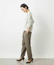 FMLDD05200 MICHEL KLEIN(ミッシェルクラン) テーパードパンツ ライトグレー