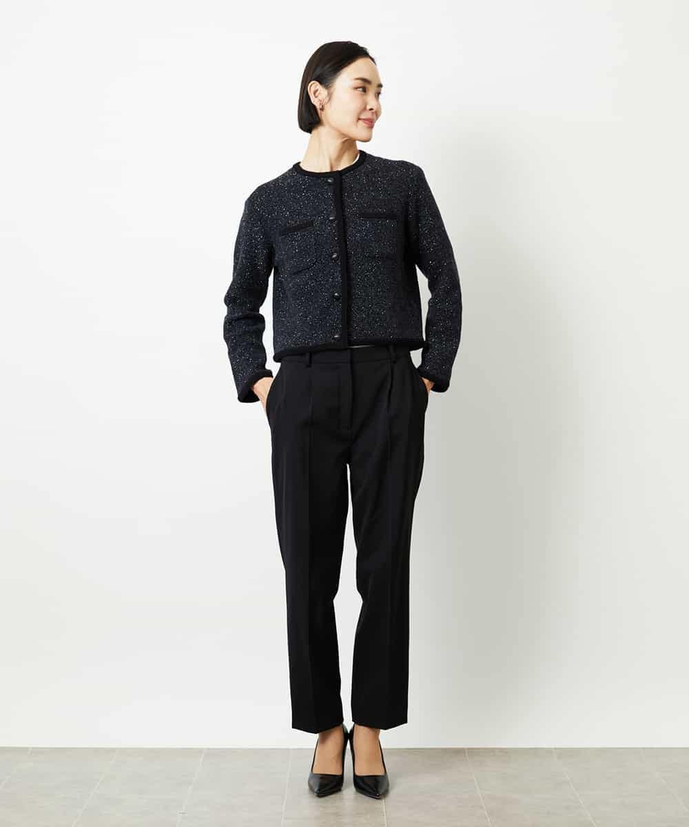 FMLDD05200 MICHEL KLEIN(ミッシェルクラン) テーパードパンツ ライトグレー