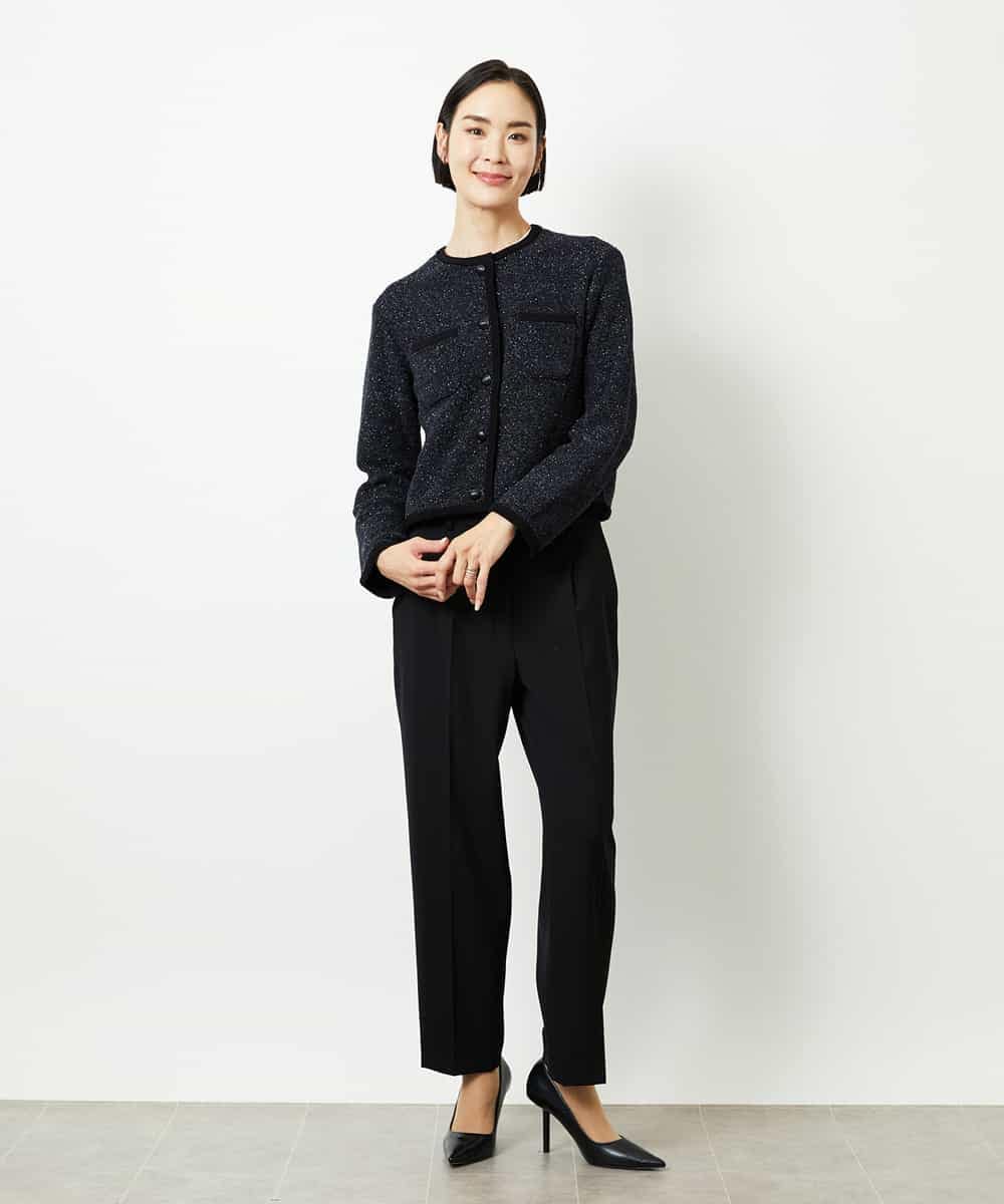 FMLDD05200 MICHEL KLEIN(ミッシェルクラン) テーパードパンツ ライトグレー