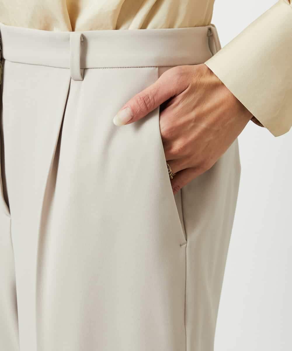 FMLDD05200 MICHEL KLEIN(ミッシェルクラン) テーパードパンツ ライトグレー