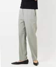 FMLDD10270 MICHEL KLEIN(ミッシェルクラン) [2WAYストレッチ]テーパードパンツ ライトグレー