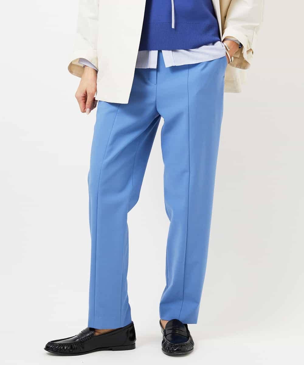 FMLDD10270 MICHEL KLEIN(ミッシェルクラン) [2WAYストレッチ]テーパードパンツ ライトグレー