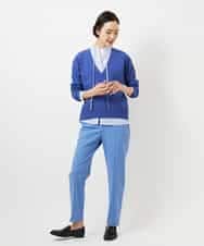 FMLDD10270 MICHEL KLEIN(ミッシェルクラン) [2WAYストレッチ]テーパードパンツ ライトグレー