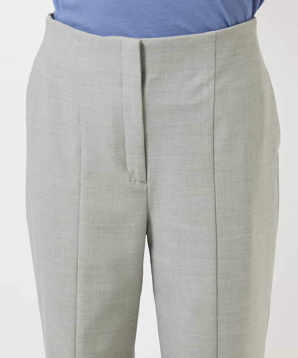 FMLDD10270 MICHEL KLEIN(ミッシェルクラン) [2WAYストレッチ]テーパードパンツ ライトグレー