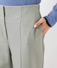 FMLDD10270 MICHEL KLEIN(ミッシェルクラン) [2WAYストレッチ]テーパードパンツ ライトグレー