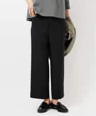 FMLDD11230 MICHEL KLEIN(ミッシェルクラン) [2WAYストレッチ]定番ワイドパンツ ブラック