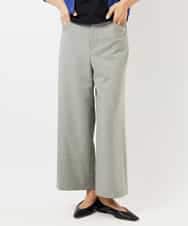 FMLDD11230 MICHEL KLEIN(ミッシェルクラン) [2WAYストレッチ]定番ワイドパンツ ブラック