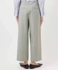 FMLDD11230 MICHEL KLEIN(ミッシェルクラン) [2WAYストレッチ]定番ワイドパンツ ブラック