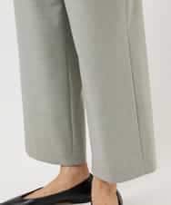 FMLDD11230 MICHEL KLEIN(ミッシェルクラン) [2WAYストレッチ]定番ワイドパンツ ブラック