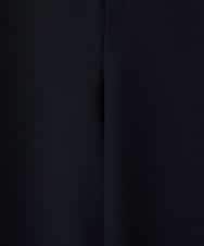 FMLDD11230 MICHEL KLEIN(ミッシェルクラン) [2WAYストレッチ]定番ワイドパンツ ブラック