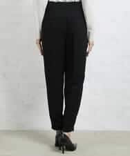 FMLDV15230 MICHEL KLEIN(ミッシェルクラン) [セットアップ対応]ジョーゼットタックパンツ ブラック(94)