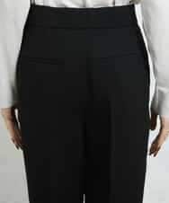 FMLDV15230 MICHEL KLEIN(ミッシェルクラン) [セットアップ対応]ジョーゼットタックパンツ ブラック(94)