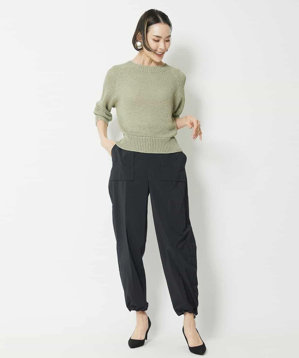 FMLFV27230 MICHEL KLEIN(ミッシェルクラン) ドロストカーゴパンツ ブラック(94)